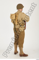  U.S.Army uniform World War II. ver.2 army poses with gun soldier standing whole body 0022.jpg